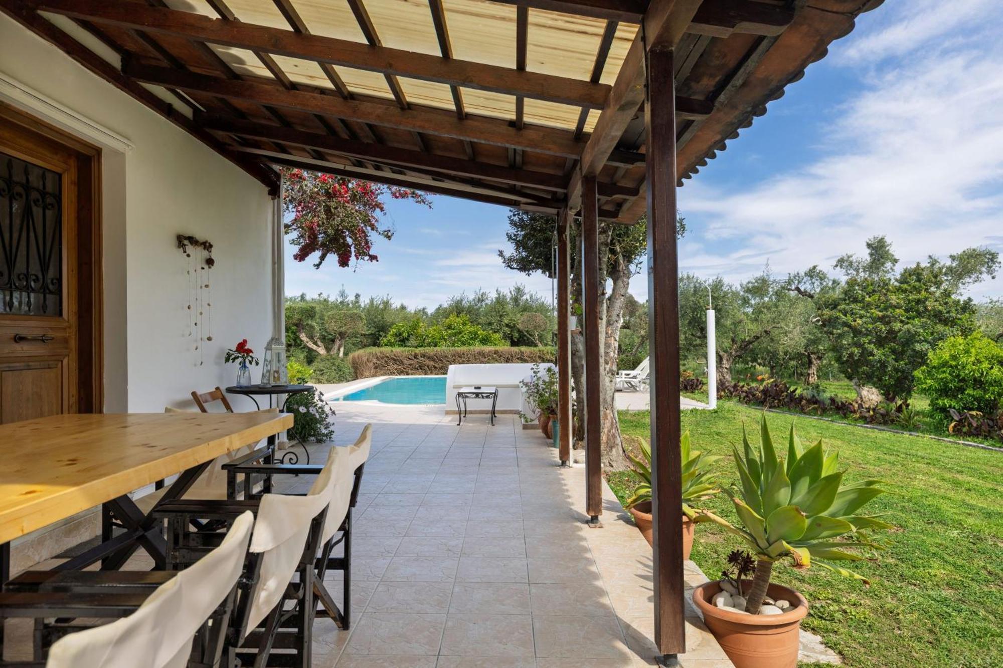 Villa Lola - 3 Bedrooms & Private Pool Lithakia  エクステリア 写真